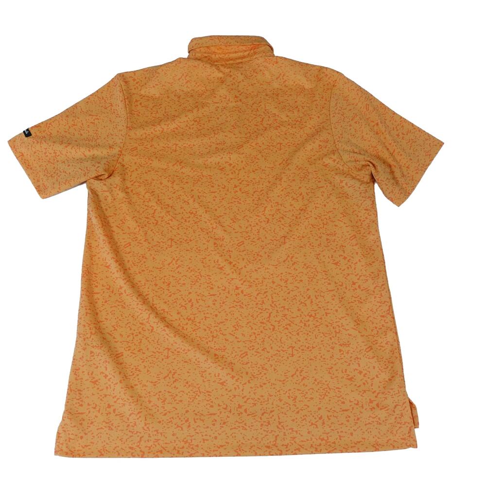 Bad Birdie Performance Camo Orange Golf Polo Shirt Men's Large - Picture 6 of 7